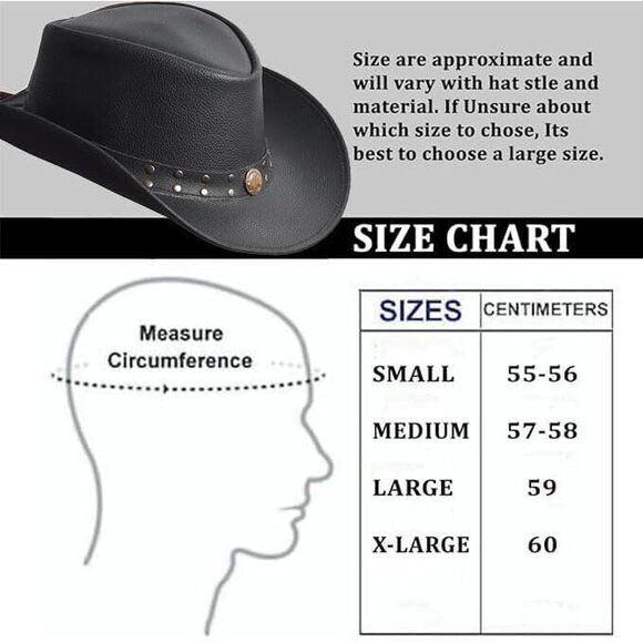 7993 Leather Cowboy Hat For Men Women Lightweight Handcrafted Western main image 4